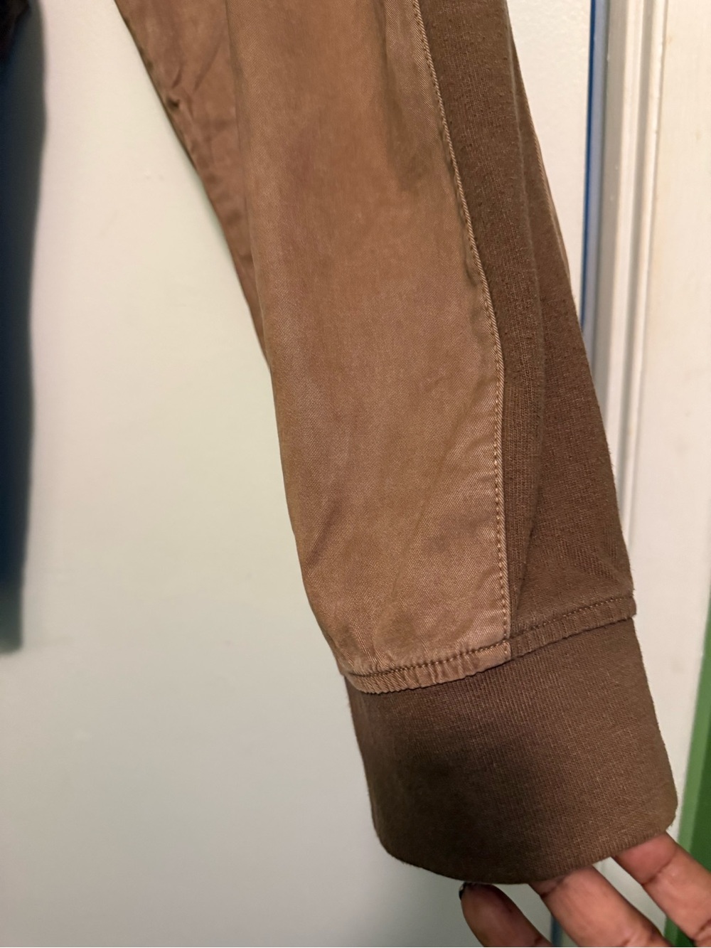 Time and Tru Brown Drawstring Capri Pants - Picture 3 of 9